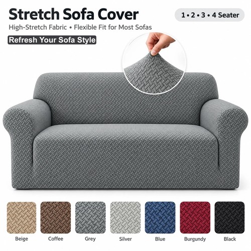 Stretch sofa cover - 3, 4