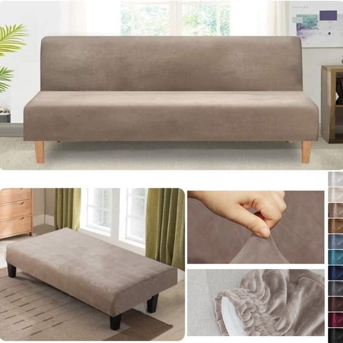 Stretch velvet futon sofa - stretch,
