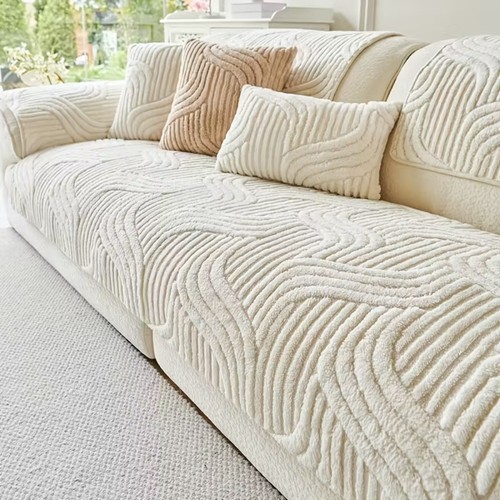 Thick plush sofa cover 4 - cover, 1-4