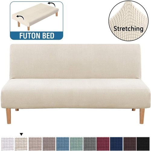 Armless sofa bed cover stretch - sofa,