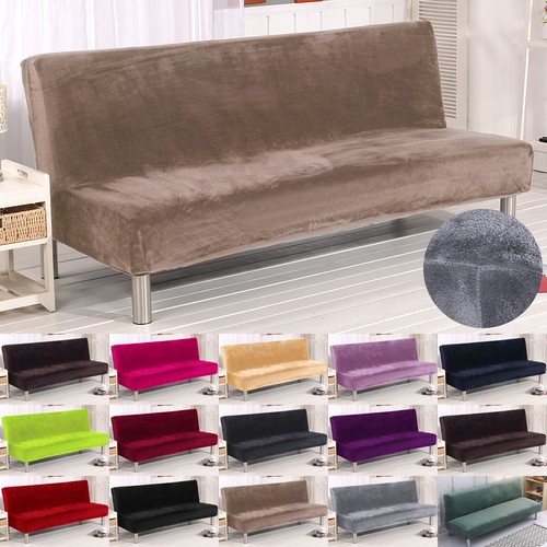 Armless sofa bed - armless, covers