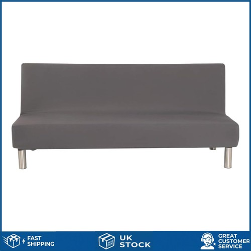 Elegant grey stretch sofa - elegant,