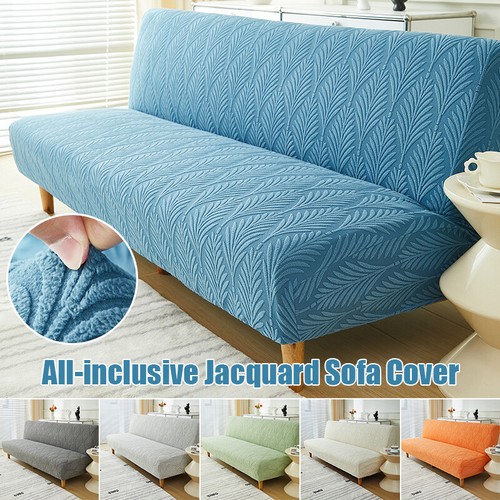 Jacquard armless sofa - armless, bed