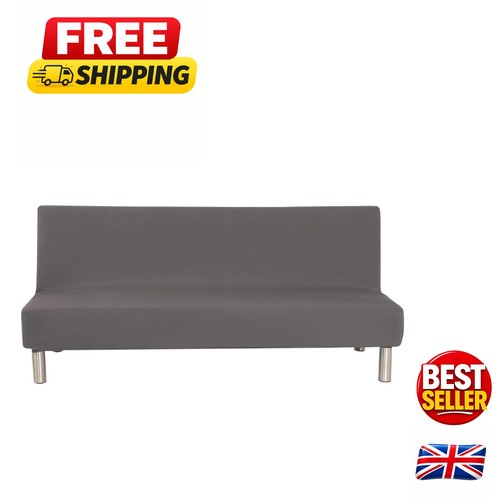 Elegant grey armless sofa - grey,